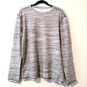 Gray & White Sweatshirt